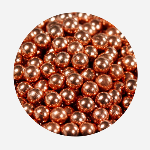 Red copper balls 